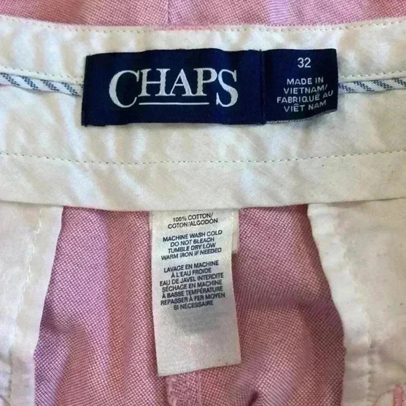 🏖️Chaps light pink cotton shorts in size 32 - Picture 4 of 4